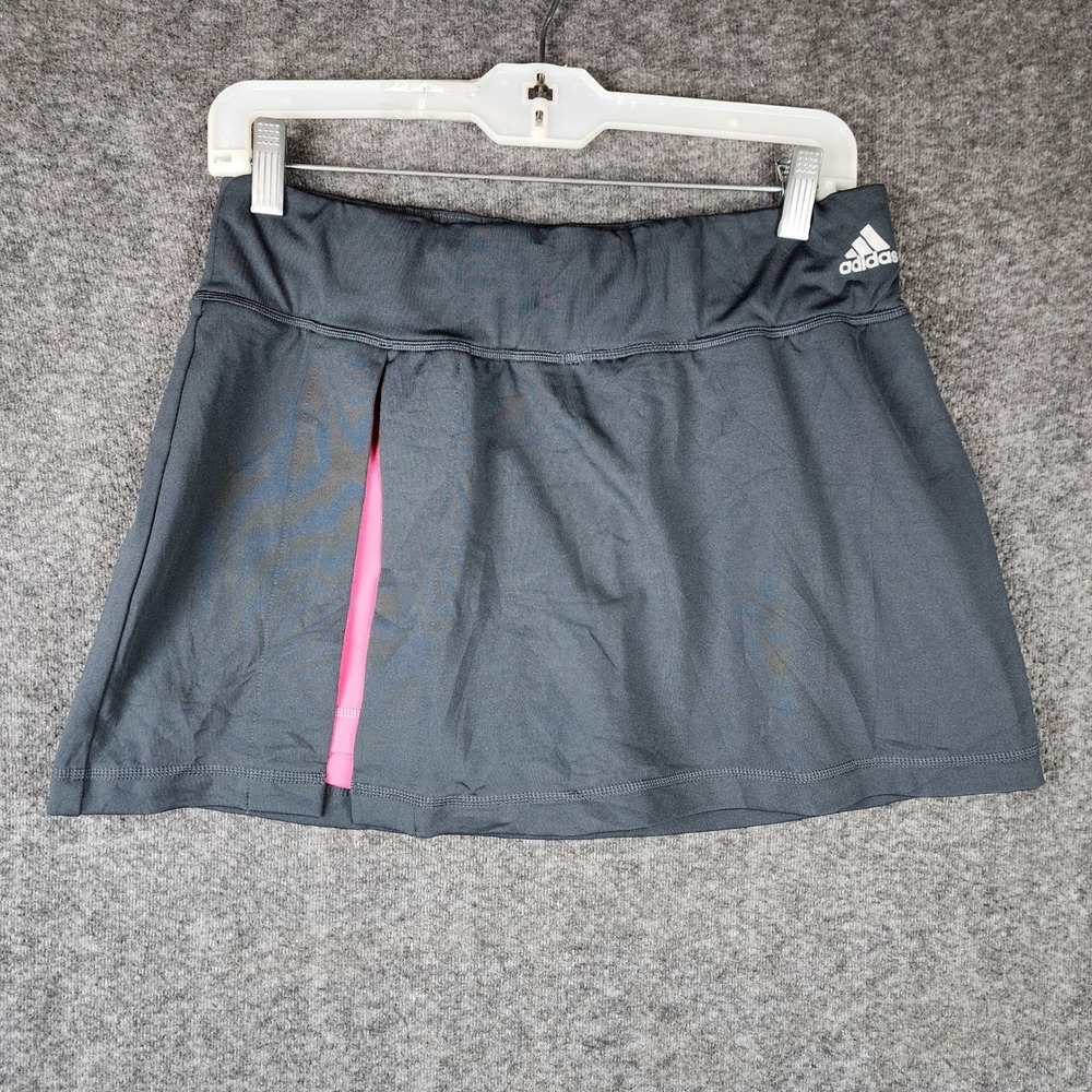 Adidas Climalite Athletic Skort Womens Small Grey Pink Tennis Golf 221296